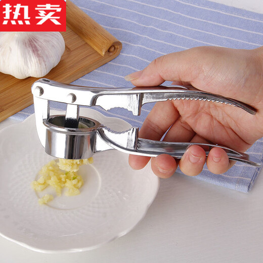MZXM Japan imported quality garlic press home manual garlic peeler garlic mortar garlic masher artifact garlic masher garlic medium garlic press