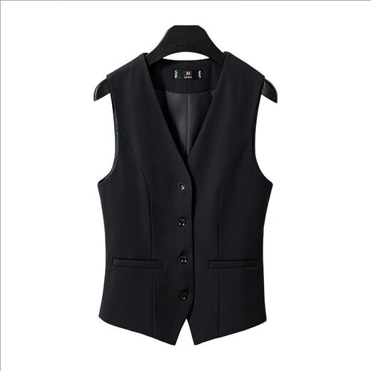 GURTILKI suit suit for women 2025 new spring and autumn business suit hotel front desk work clothes college student interview formal wear black suit + wide leg pants L