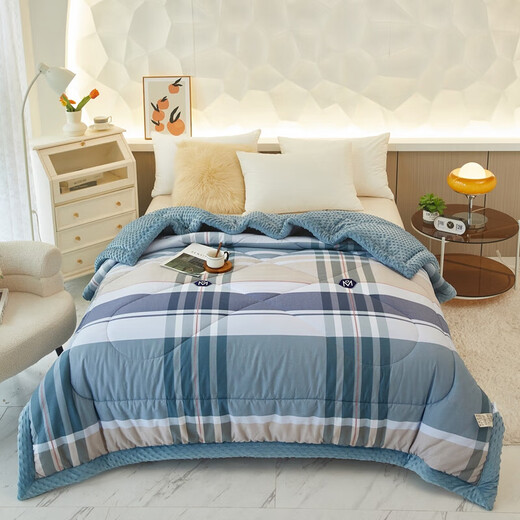 New 100% cotton beanie quilt machine washable spring and autumn quilt winter quilt summer quilt air-conditioned quilt double dormitory quilt core own style comfortable and soft 180x220cm5Jin Jin equals 0.5kg spring and autumn quilt