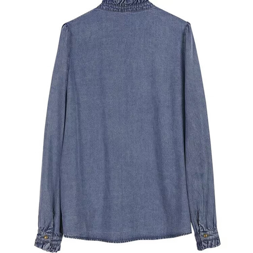 MOFAN Mofan 24 Autumn Women's Shirt MJX473049 Denim Blue L