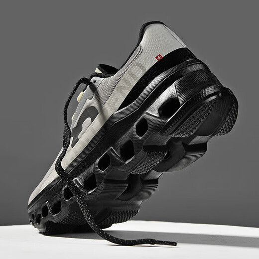
[Same model of Angjia] Carbon board running shoes shock-absorbing men's trendy breathable mesh lightweight outdoor anti-odor sneakers dark gray-black-Shuai Le 9912 41