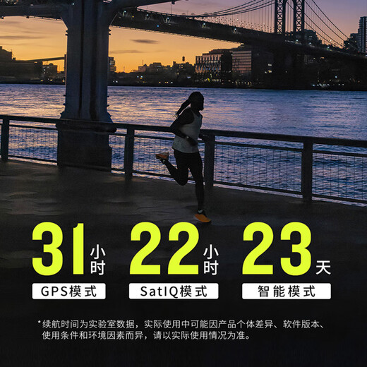 佳明（GARMIN）Forerunner965户外运动智能手表铁三多频多星跑步男女表月光白