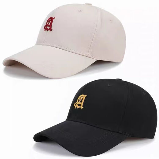 Fully sealed hat for women, new back-sealed men's peaked cap, fashionable spring and summer sun protection youth versatile sunshade baseball cap, black A fully sealed