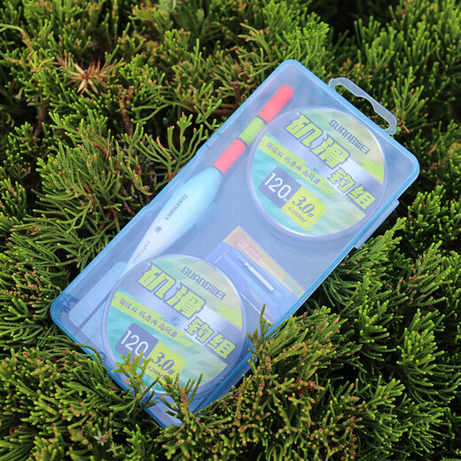 Guangwei (GW) Jiji pole sliding and floating line set, complete set of road sliding line group, rock fishing lure finished product, special main line group, fishing line float, Jiji pole fishing float + 2 rolls of rock sliding line set 2.5#