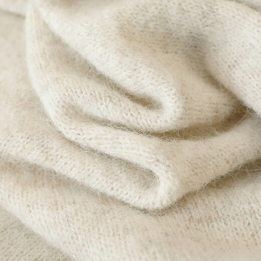 Sibaishe contrast color V-neck long-sleeved sweater for women 2025 autumn new fashion single-breasted lace-up top