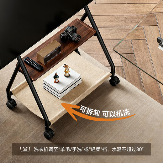 CABTE 32-75-inch mobile TV bracket cat climbing frame cart art cart 32/43/55/65/TV hanger TV mobile cart universal TV cart