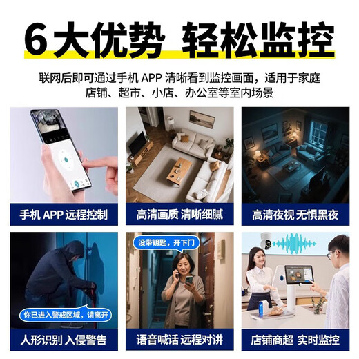 Камера Sorit, домашний монитор, панорамный, вращающийся на 360 градусов, мобильный телефон, дистанционный двусторонний голосовой домофон без слепых зон, монитор ночного видения высокой четкости, Wi-Fi, наружный, внутренний PTZ, модель Wi-Fi, полноцветный + голосовой домофон + мобильное отслеживание, без памяти