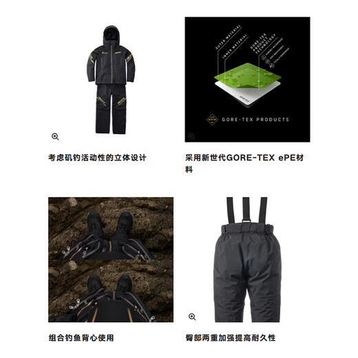 SHIMANO 25 models RT-133Y fishing suit lightweight cold-proof and waterproof GORE-TEX fabric fishing suit RT-133Y fishing suit black XL