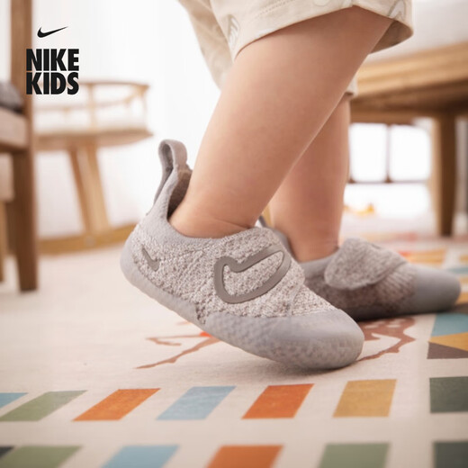 Nike (NIKE) baby and child easy to put on and take off sneakers Velcro winter fly knitting for boys and girls NIKE SWOOSH 1 FB3244