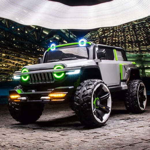 Zifan's 25 parent-child cars can accommodate 2 adults, off-road vehicle, electric pickup truck, off-road vehicle, baby remote control car for personal play, tank red pickup truck 14A super soft seat, 775 motor, ultraviolet removal, upgraded explosive battery + buyer show 300 songs USB flash drive