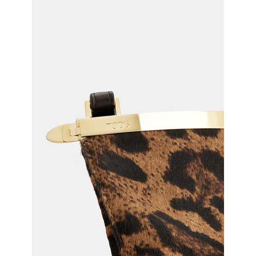 Tod's [chinesisches Valentinstagsgeschenk] offiziell 2025 Herbst- und Winter Neues Produkt Frauen Magenta Bag Eimerbeutel braun/schwarz