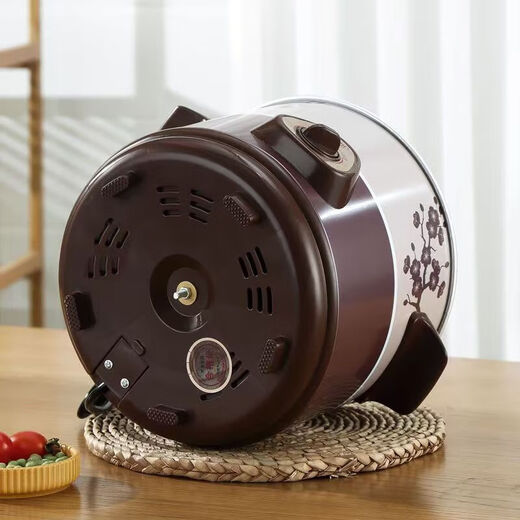 Electric stew pot, steamer, electric cooking pot, stew pot, casserole pot, stew and steam, all-in-one food supplement pot, stew soup cup, electric stew pot, electric casserole pot, soup pot, stew pot, water-proof porridge, multifunctional red porcelain electric stew pot 6L