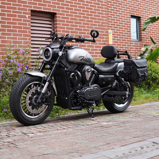 Gongma is suitable for QJ Qianjiang flash 600V2 guard bar original parts side bag rear backrest tail bag anti-scald cover non-destructive installation mobile phone holder (U-shaped handlebar model)