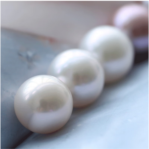 Yongsi quality pink purple freshwater pearl pendant natural I pearls, perfect round strong light single pearl can be made, white full hole 16-17mm