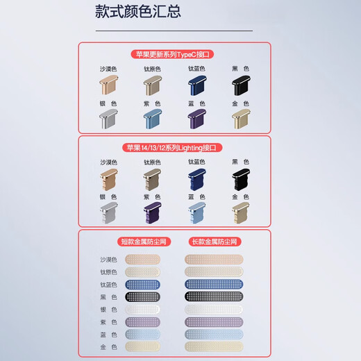 It is also suitable for Apple 16ProMax mobile phone speaker hole metal dustproof net iPhone15Pro charging port dustproof plug 14 speaker dustproof sticker 13Pro power plug 16 desert color dustproof plug (C interface) 1 set 1 suitable for Apple