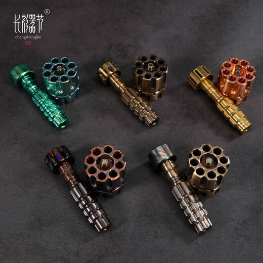 Shiyou Copper Brass Damascus Screwdriver Gyro War Brass Gyro Screwdriver - Original Color