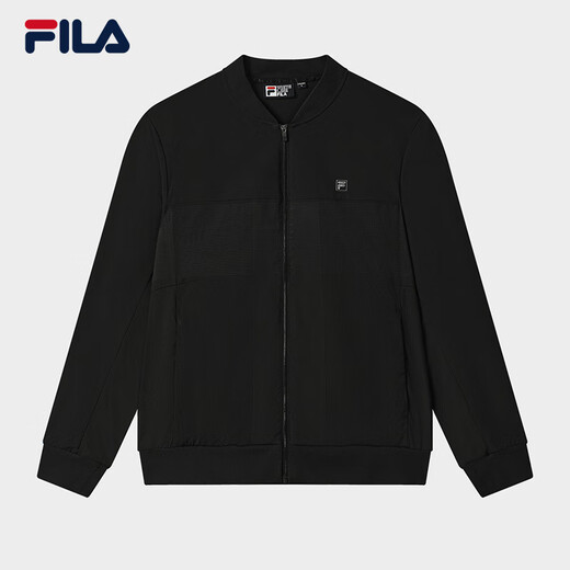 FILA official men's woven jacket 2025 autumn simple basic business commuting casual jacket