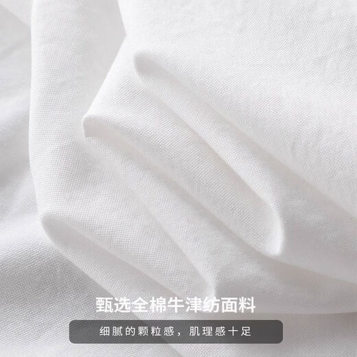 Autumn and winter new DUKEEN Oxford spinning shirt men's long-sleeved spring and autumn white stand-up collar shirt-like Henry collar jacket men's white Oxford spinning M M suitable for 120Jin Jin equal to 0.5 kg or less