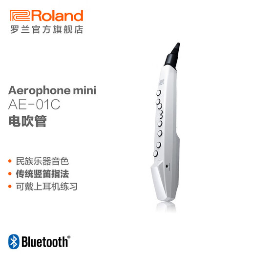 Roland (Roland) Aerophone mini AE-01C portable electric wind instrument entry-level digital wind instrument with built-in ethnic sounds AE-01C white