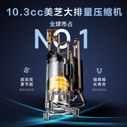 Hualing air conditioner large 1.5 HP new level of energy efficiency super power saving pro giant power saving variable frequency heating and cooling air conditioner hang-up KFR-35GW/N8HA1 -P national subsidies for home appliances