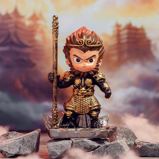 Jun Kiss New Journey to the West Sun Wukong Doll Ornament Black Myth Game Peripheral Blind Box Figure Boy Popular Gift Wukong Legend Blind Box Random One