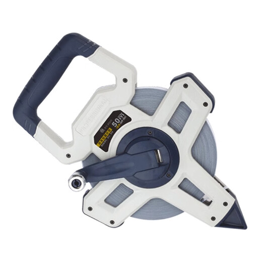 Great Wall steel tape measure nylon-coated long tape measure three-speed high-precision waterproof and wear-resistant shelf ruler 50 meters 072215