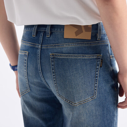 Jiumuwang Herrenhose Jeans Herren Air Denim Basic Version Herbst Oberkörper Bequeme elastische atmungsaktive Hose Herren