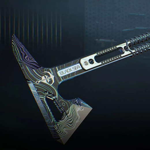 Juko Delta Operation Peripheral Black Sea Tactical Ax Alloy Figure Game Peripheral Delta Weapon Prop Ax Model Black Sea Tomahawk 22cm