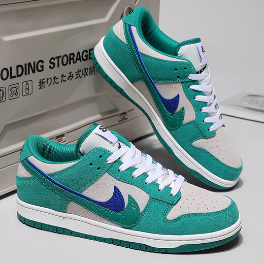 AJ New Herrenschuhe Dunk Low Top Autumn Sports Schuhe Casual Board Schuhe Studenten Männer und Frauen Fashion Schuhe Trendy Paare 1699 All White 36