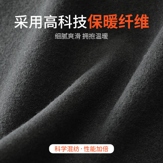 KAFANLIN sports quick-drying long-sleeved men's autumn and winter velvet warm running T-shirt half-zip top outdoor cycling training sports T-shirt black quick-drying_loose M