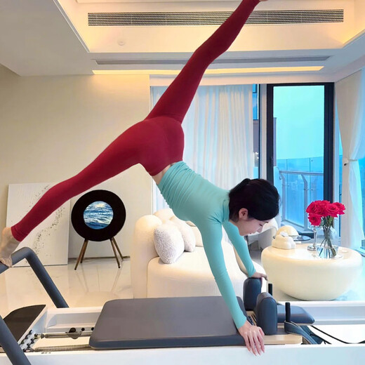 Shuangxiu's particularly fashionable yoga clothes for women, slim high-necked fitness tops, nude Pilates suits, sports long-sleeved autumn and winter grape purple tops S 85-100