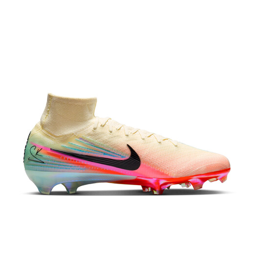 Nike Mercurial series men's and women's breathable FG football shoes winter NIKE SUPERFLY 10 ELITE HV8859 100 light ivory white/black 41