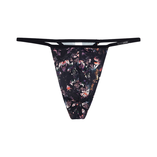 HOM French men's sexy thong revealing buttocks single underwear seamless low-waisted T-pants anti-rolling men's briefs S