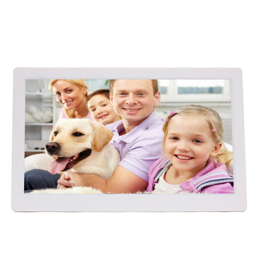 Der hochauflösende Bilderrahmen mit 8/10/13/15-Zoll-IPS-Bildschirm unterstützt die HDMI-Smart-Electronic-Fotoalbum-100P-Werbemaschine. Es wird standardmäßig ohne HDMI geliefert und ist standardmäßig auf Weiß und Schwarz eingestellt.
