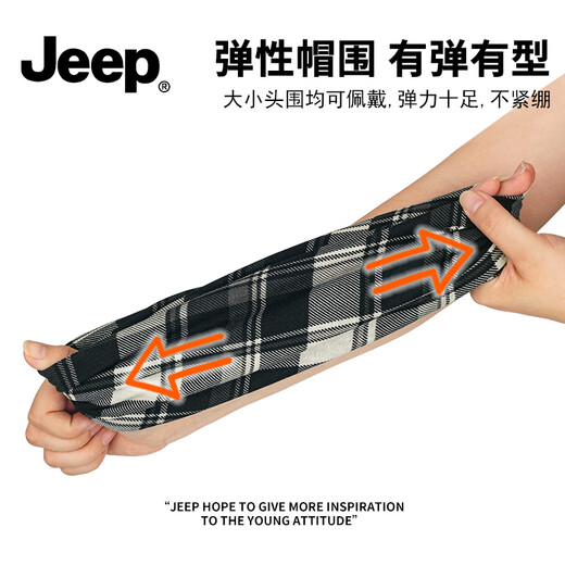 JEEP neck scarf hat men's winter cold-proof dual-purpose scarf cycling neck windproof mask women's warm neck protector black blue soft and skin-friendly fast delivery丨Jeep genuine