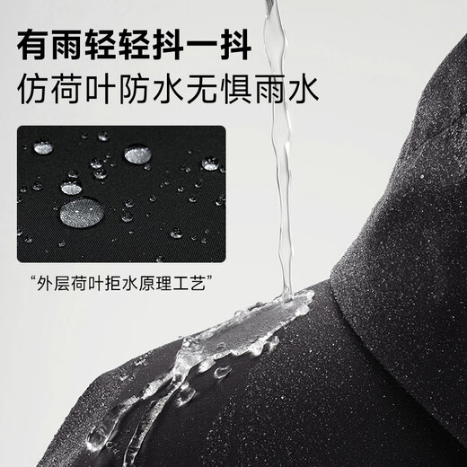 JEEP SPIRIT Jacket Men's Outdoor Three-in-One Windproof and Waterproof Jacket Men's Warm and Cold Mountaineering Jacket Black L