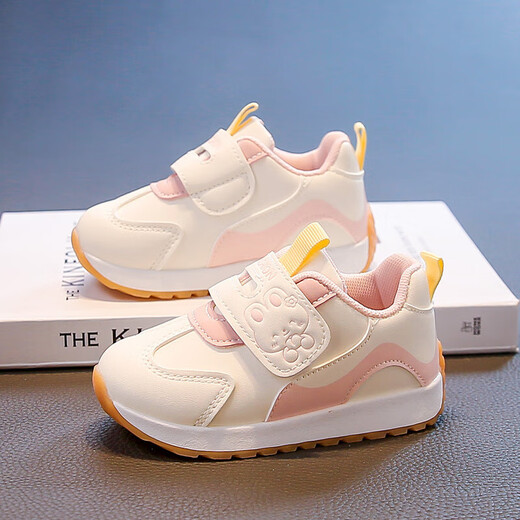 Jinopu official children's sports shoes for boys in autumn new toddler shoes soft soles for girls lightweight fashionable children's spring and autumn shoes XMT-593 blue cut label removal cabinet 21 inner length 13.5cm