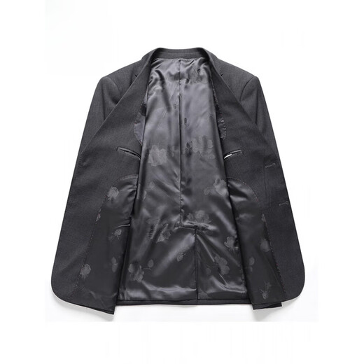 Lilan 2025 Spring and Autumn New Men's Suit Suit Business Casual Professional Wear Formal Tailored Jacket Suit Men GDB/603 Black Suit Suit 2XL 185 140-160Jin Jin equals 0.5 kg