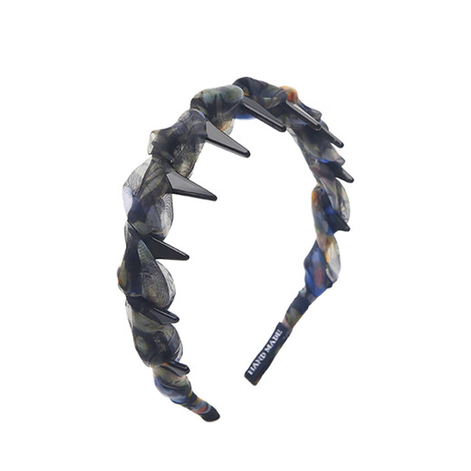 Xiangwan hairband, sweet, fashionable, wavy, high-ceiling hairband, hair accessory, face-washing hairband, toothed, anti-slip, for women