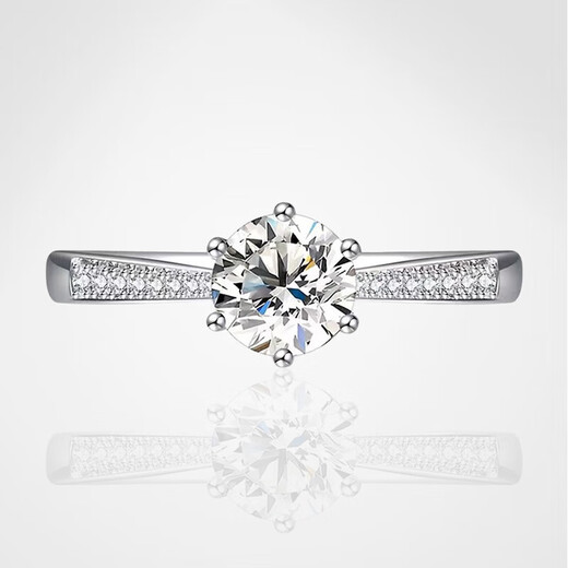 AVHE 18K gold set with artificially cultivated diamond ring, wedding ring, artificial diamond ring for women, wedding gift for Chinese Valentine's Day pairing ring, platinum crown micro-setting - diamond 2 carats, VVS clarity, number 9-20 circle can be remarked