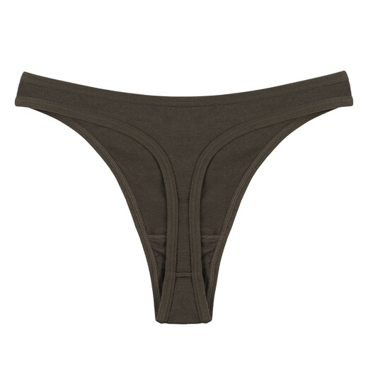 Men's thong high-cut hollow sexy hip-lifting T-pants low-waist macho nightclub seamless briefs trendy white 2XL150-170Jin Jin equals 0.5 kg