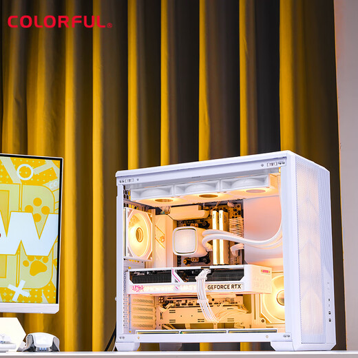 Colorful AMD Ryzen 9800X3D/RTX5070Ti/5090/5080 graphics card host DIY desktop computer live design rendering Delta mobile game assembly machine R7 9800X3D+RTX5070Ti 丨三