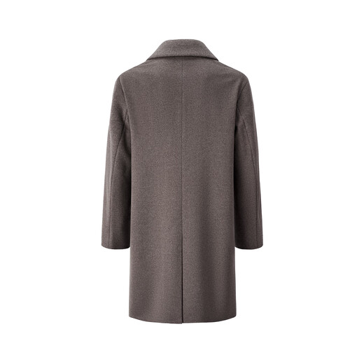 GIOVANNI VALENTINO autumn and winter woolen woolen coat men's mid-length temperament large lapel loose British style woolen coat L