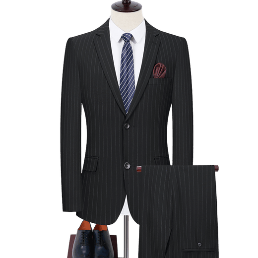 SEVEN 7 Seven brand men's suits 2024 business casual three-piece striped suit vest 2XL 185