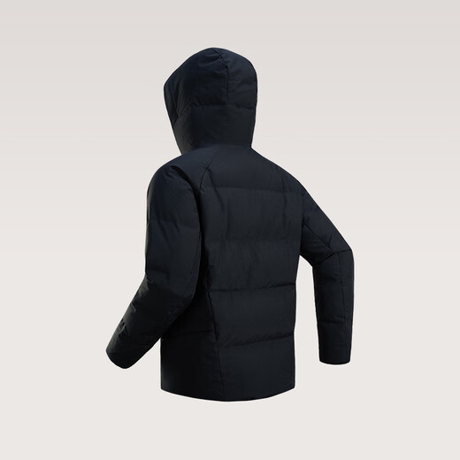 KAILAS凯乐石厚款羽绒服男600蓬鹅绒保暖FLT防风连帽外套秋冬 玄青黑 L