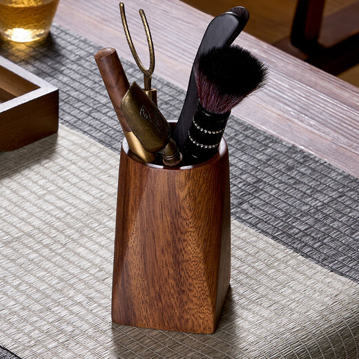 Yupinjia Solid Wood Tea Ceremony Six Gentlemen Set Tea Set Accessories High-end Tea Table Kung Fu Tea Tea Brewing Tools and Supplies Complete Ornaments Solid Wood Tea Ceremony Six Gentlemen Set