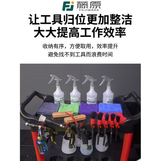 HENGYIDE Auto Repair Tool Cart Multi-Function Cart Multi-layer Foldable Tool Box Mobile Storage Rack Mobile Tool Cart BLC-1101