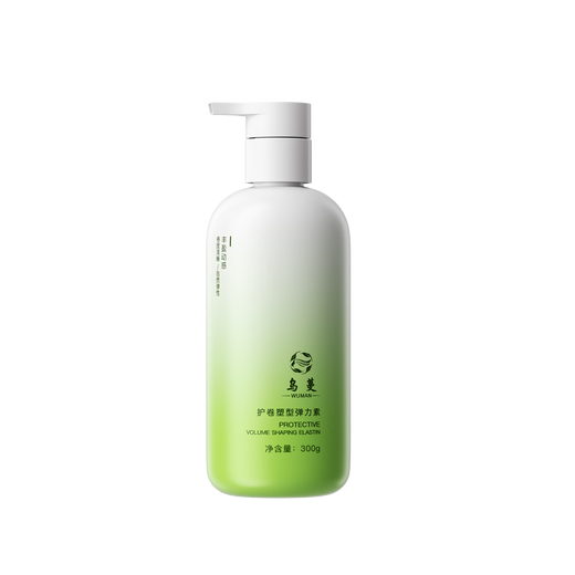 Wuman WOMO elastin 2 pieces for women with curly hair, hair care after perm, curl shaping, moisturizing, light and fluffy style