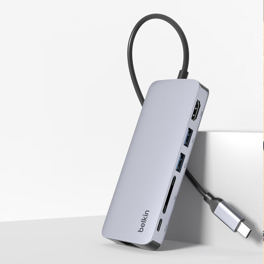 Belkin (BELKIN) six-in-one docking station Type-C docking station PD power supply iPad adapter Macbook laptop USB/HDMI/network cable port AVC008-V2