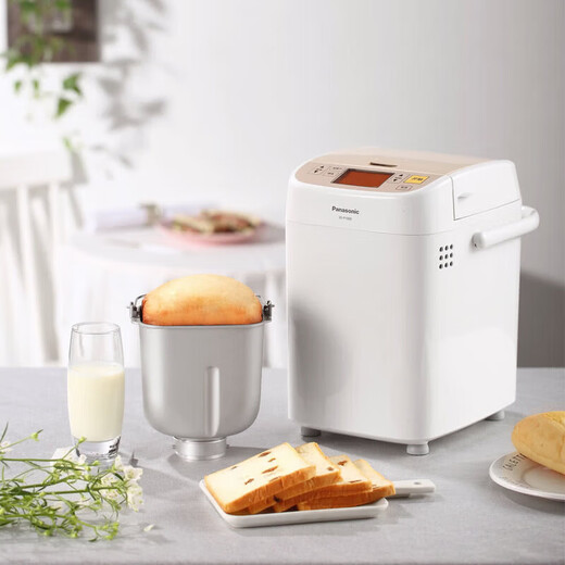 Panasonic (Panasonic) SDP1000 household small fully automatic bread machine automatic dough kneading brand new + Panasonic SD-P1000 bread machine mountain